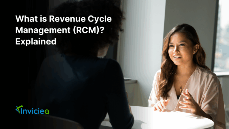 Two professionals discussing about Revenue Cycle Management
