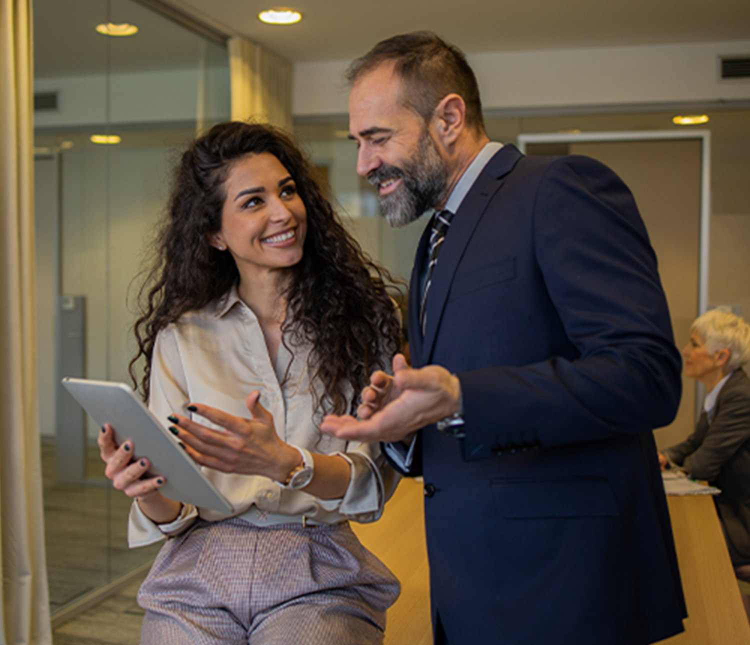 Professionals discussing AR follow-up strategies in a healthcare billing setup