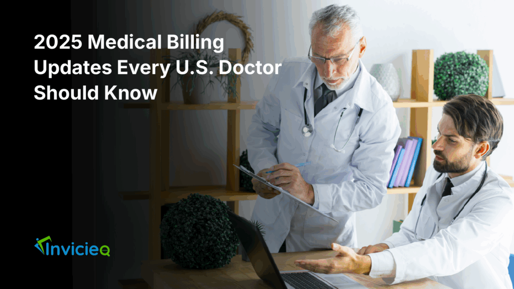 Doctor reviewing 2025 medical billing updates and regulations in the U.S.