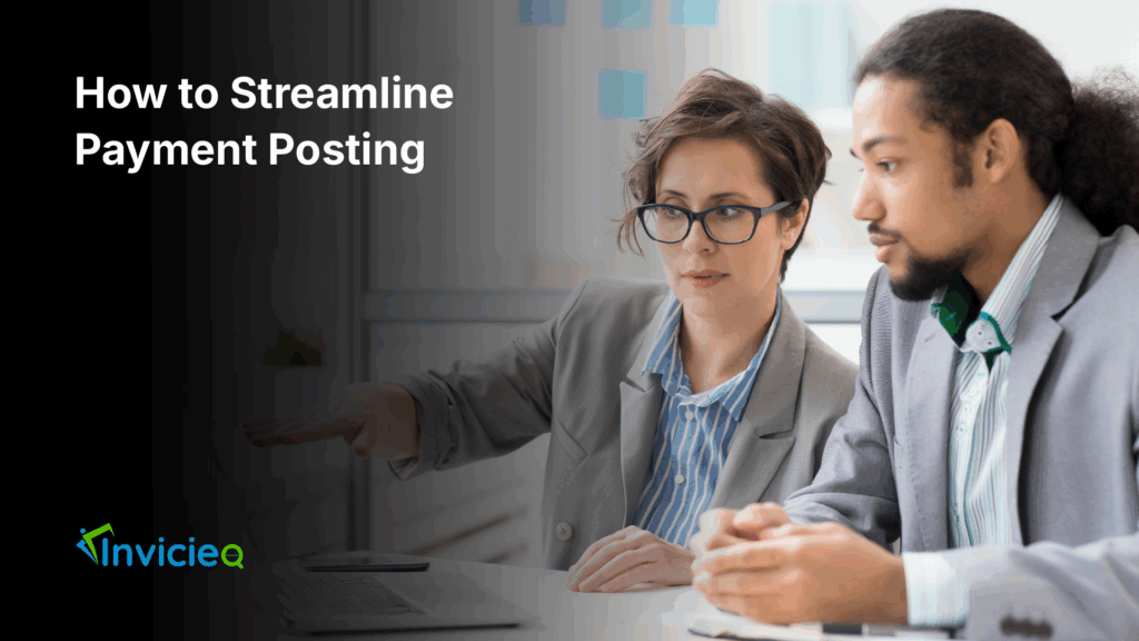 Graphic showing streamlined payment posting workflow in medical billing for faster, error-free reimbursements.